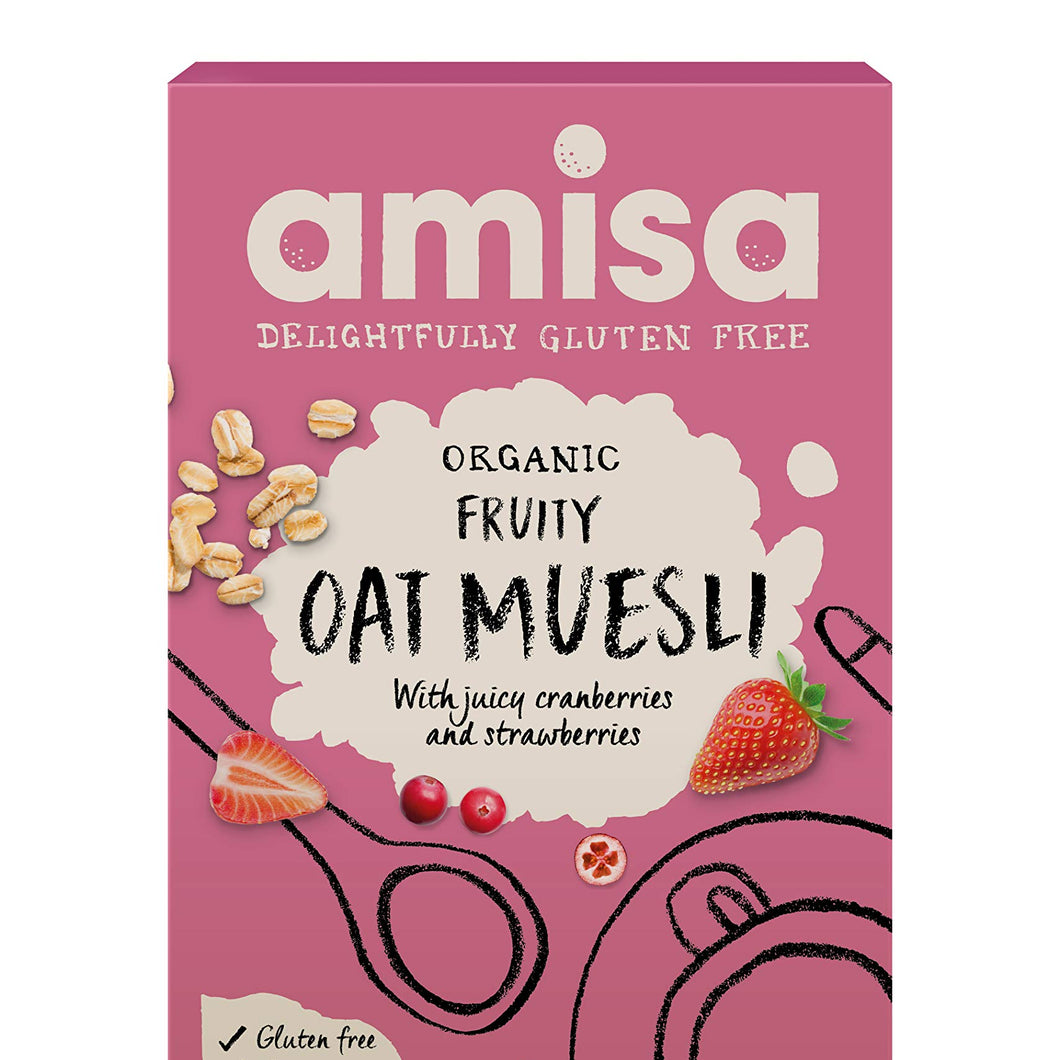 Amisa Organic Gluten Free Fruity Oat Muesli 325g