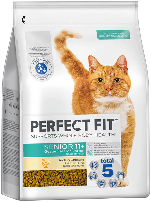 PERFECT FIT Cat Complete Dry Senior 11+ Chicken 2.8kg