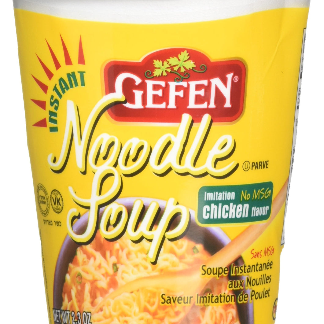 Gefen Instant Noodle Soup Imitation Chicken Flavour 66g