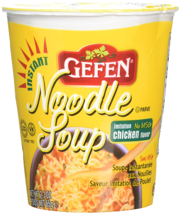 Gefen Instant Noodle Soup Imitation Chicken Flavour 66g