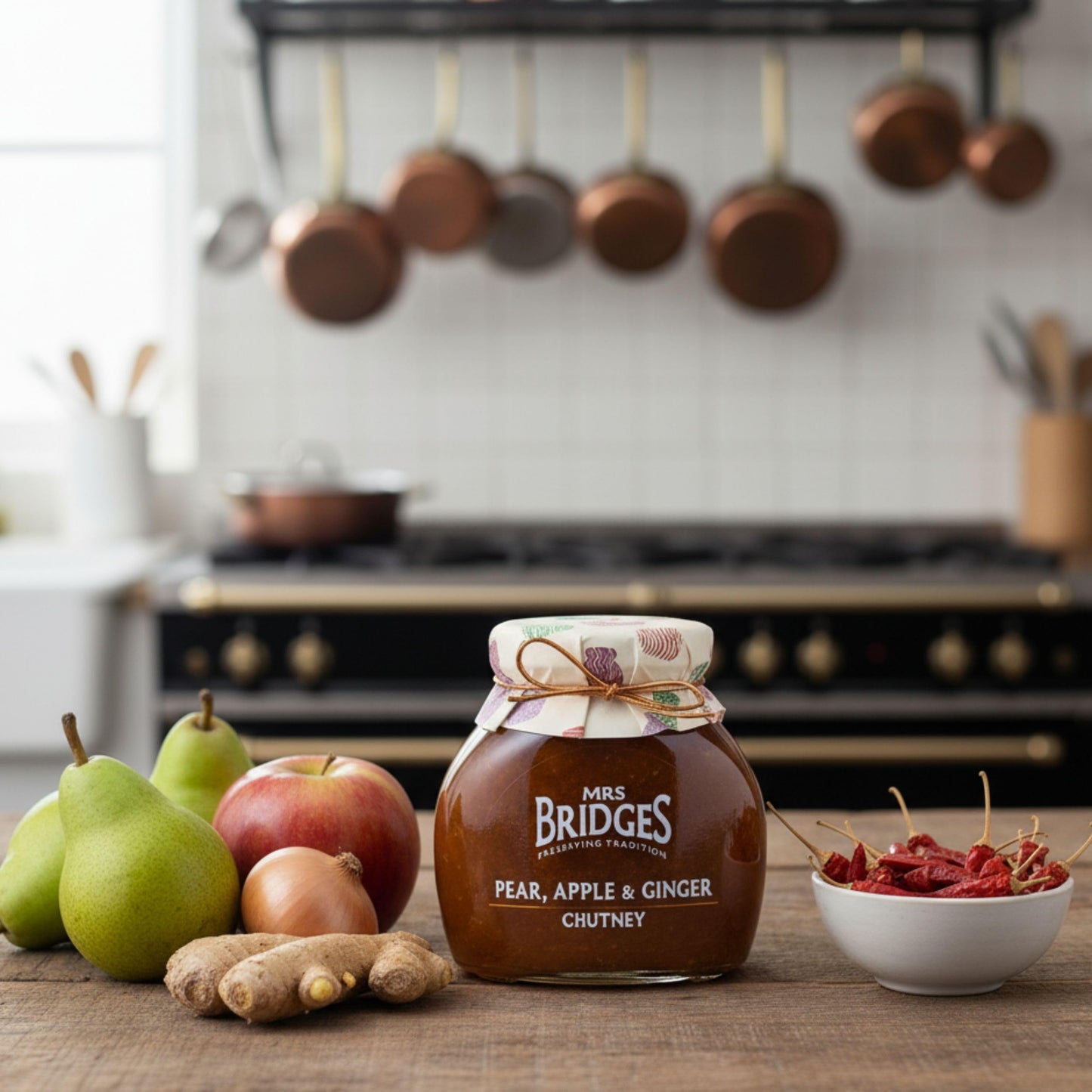 Mackays Mrs Bridges Pear, Apple & Ginger Chutney