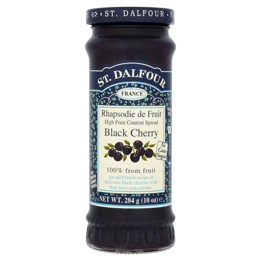 St Dalfour Black Cherry Fruit Spread, 284 g