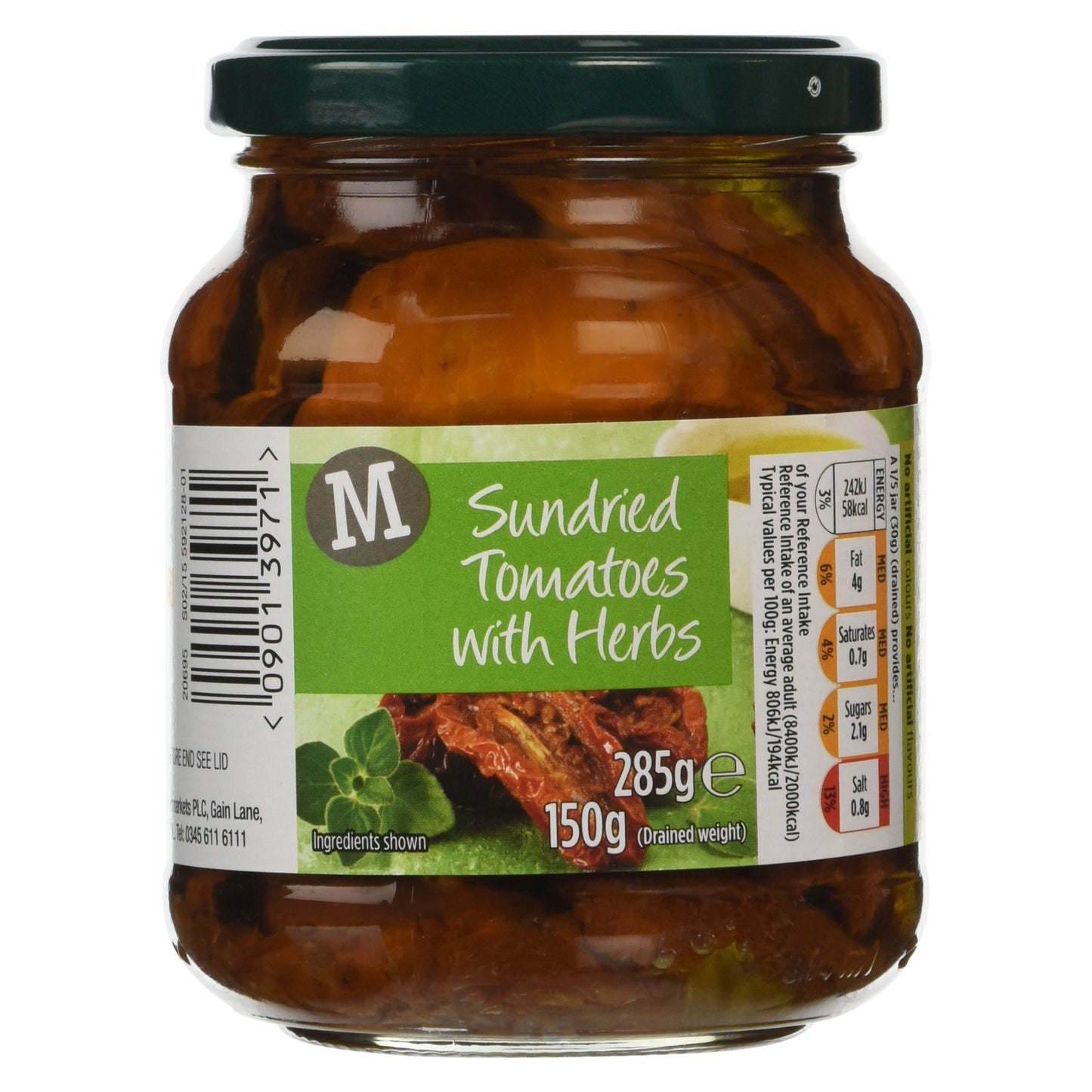 Morrisons Sundried Tomatoes with Herbs, 285g