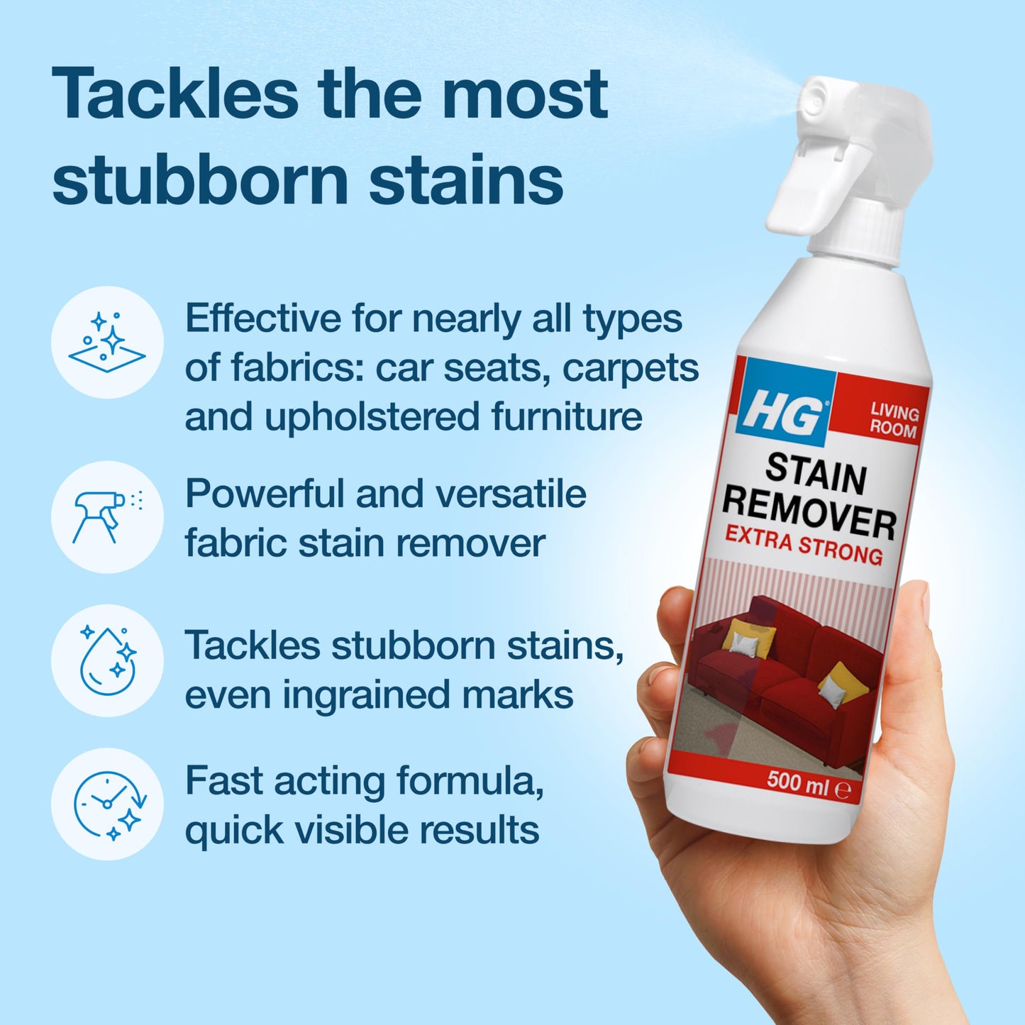 Hg Stain Remover Extra Strong 500ml