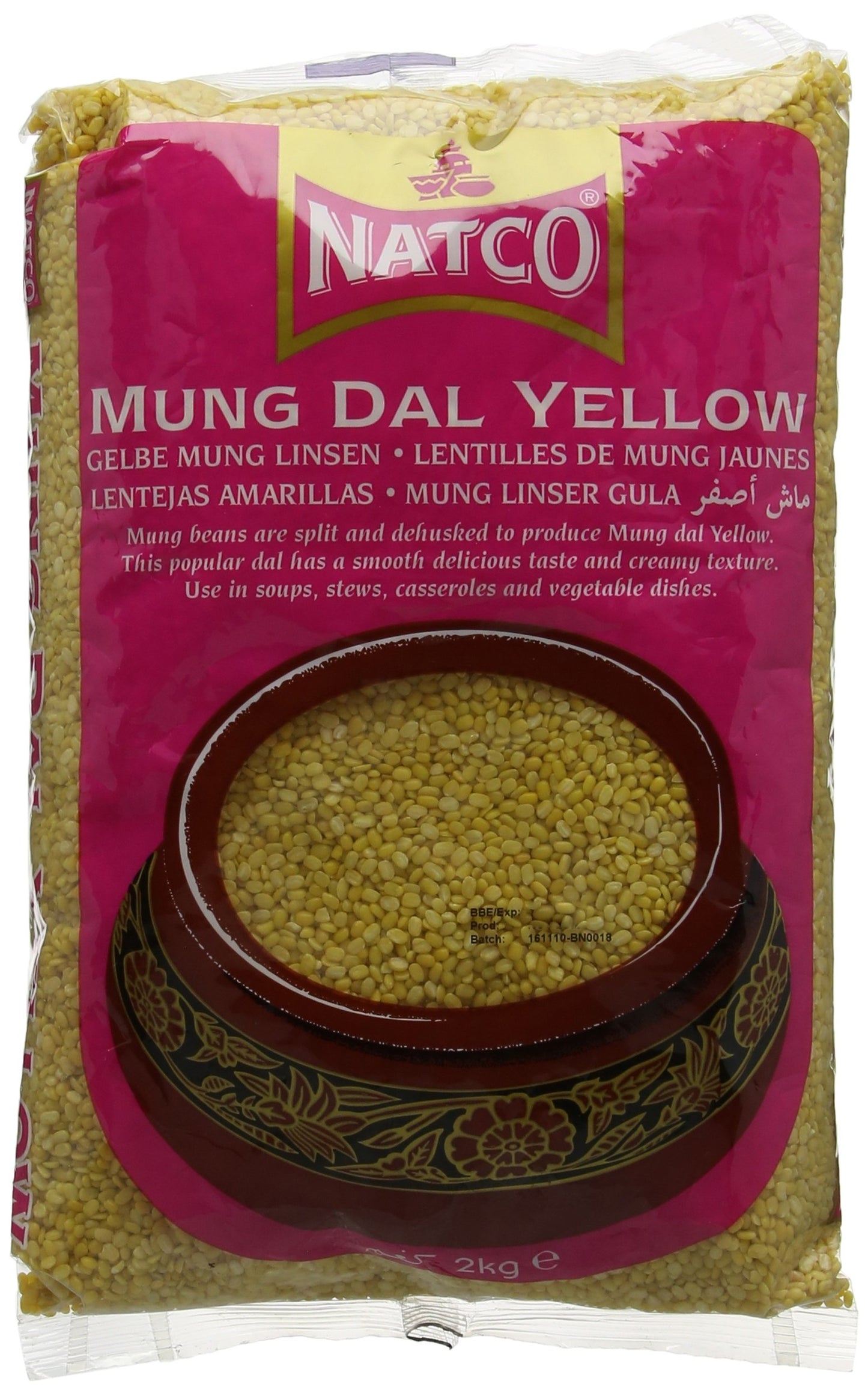 Natco Mung Dal Yellow 2KG