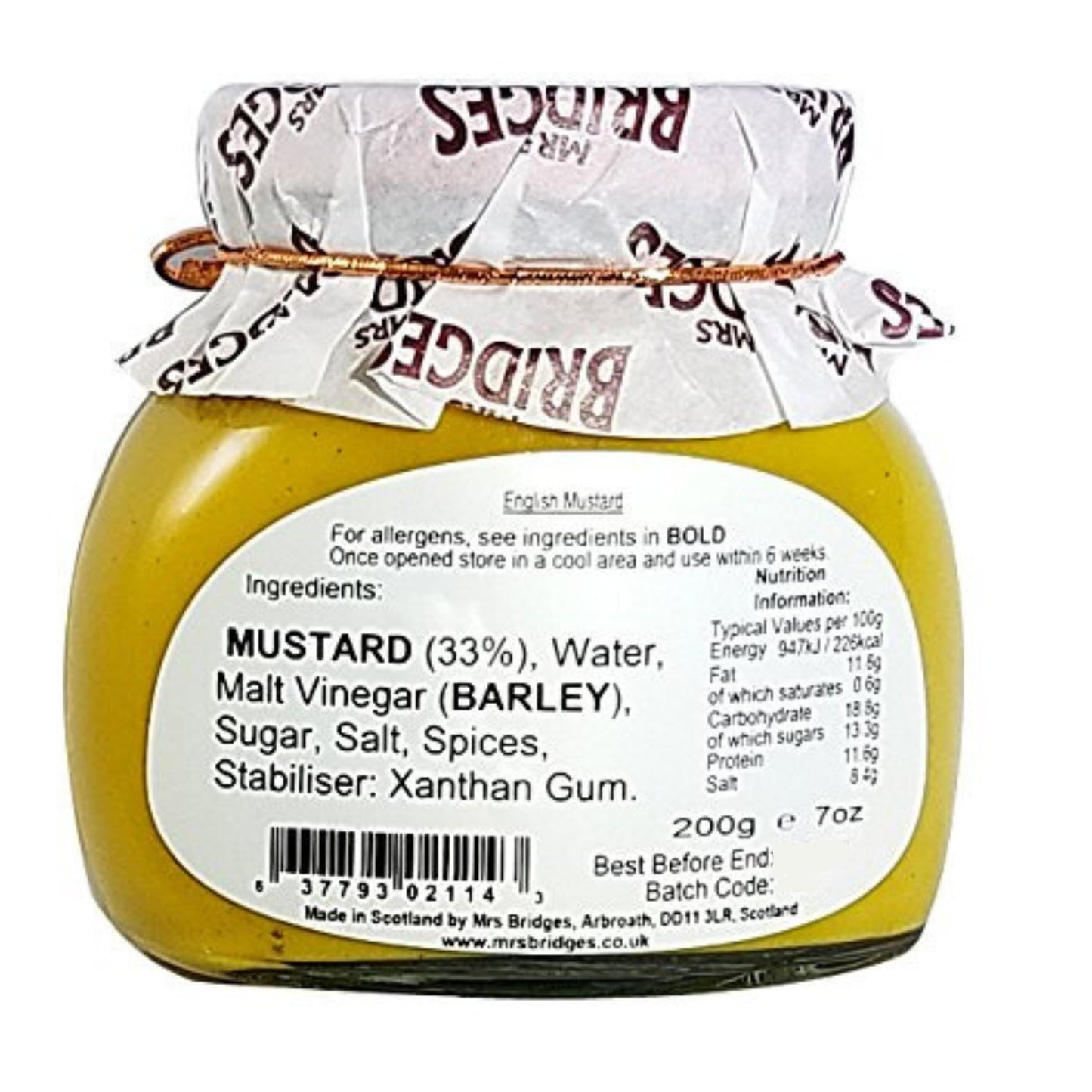 Mrs Bridges Traditional English Mustard