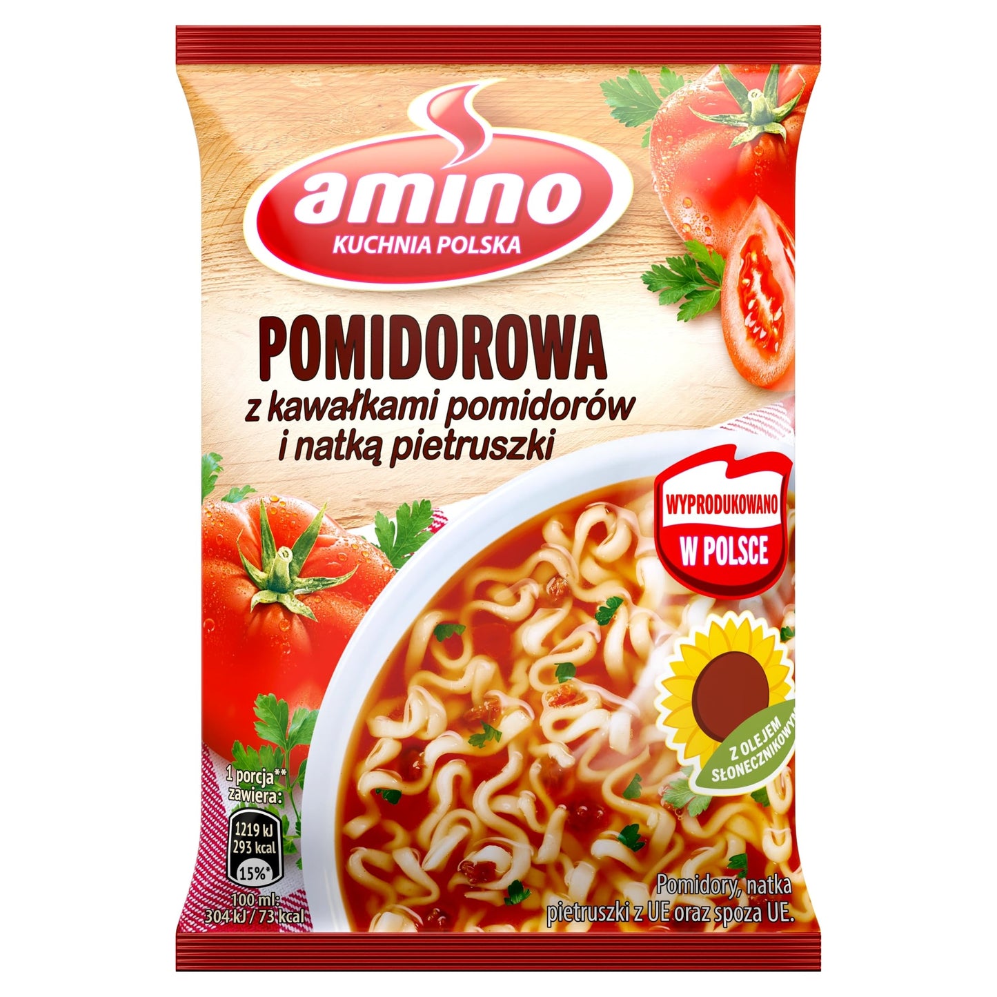 Amino Tomato Soup with Noodles, 61 g