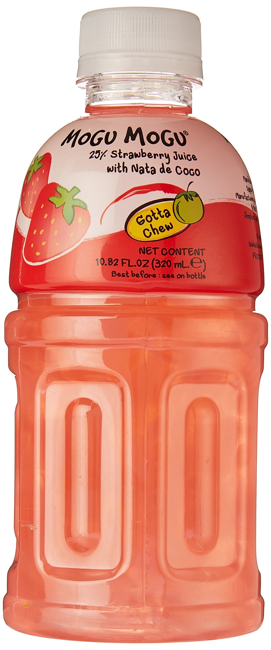 MOGU MOGU STRAWBERRY Flavoured Drink With Nata De Coco 320 ml