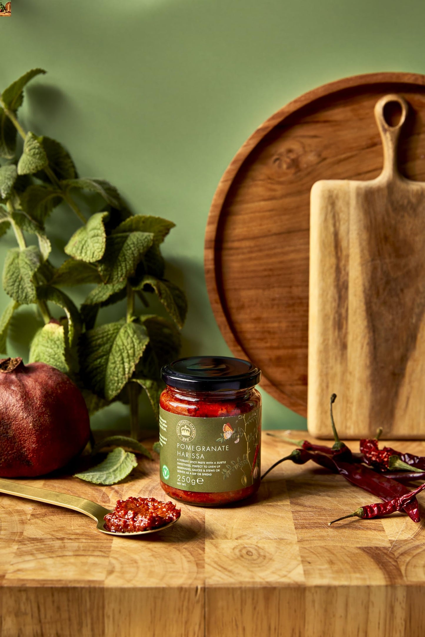 Odysea x KEW Gardens Pomegranate Harissa, 250g