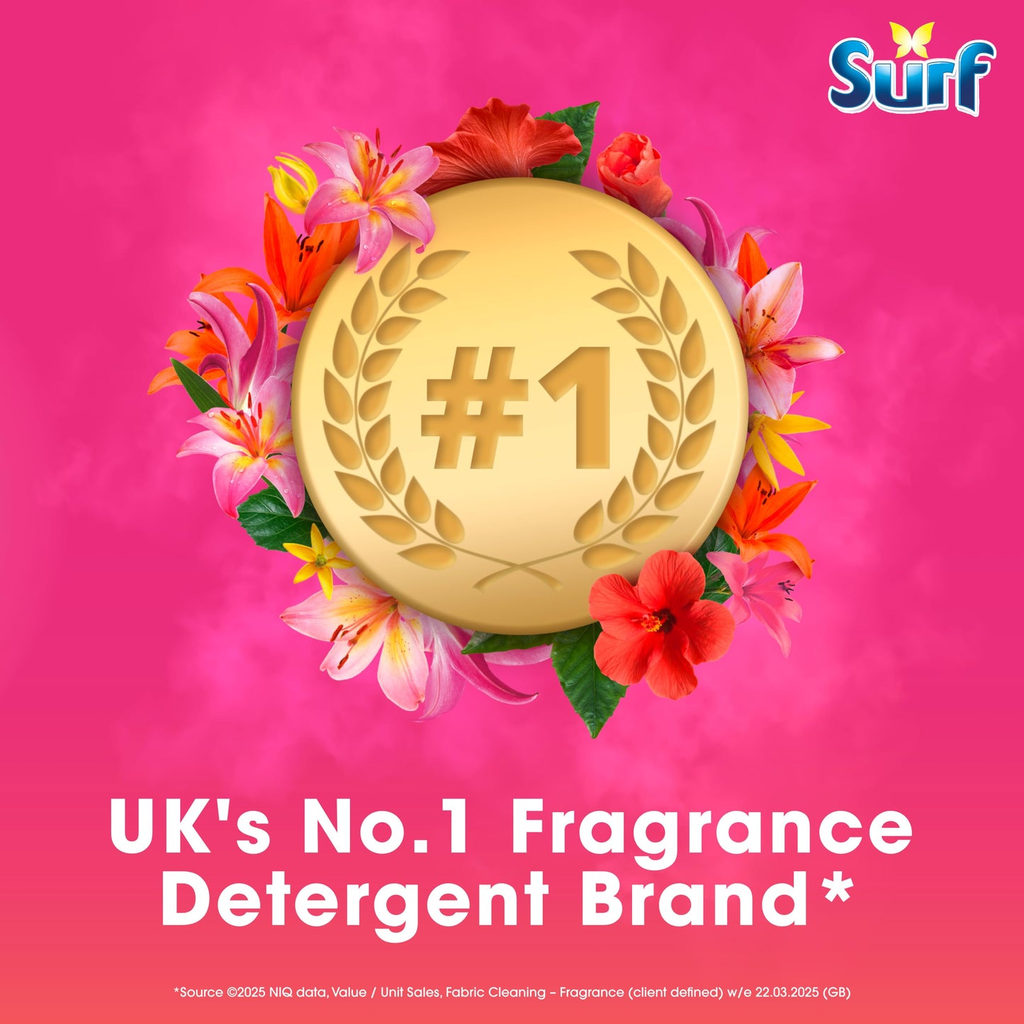 Surf 3 in 1 Tropical Lily Laundry Washing Detergent Capsules joy-infused fragrance with natural essential oils lasting up to 12 hours in wear for brilliantly clean results 60 washes