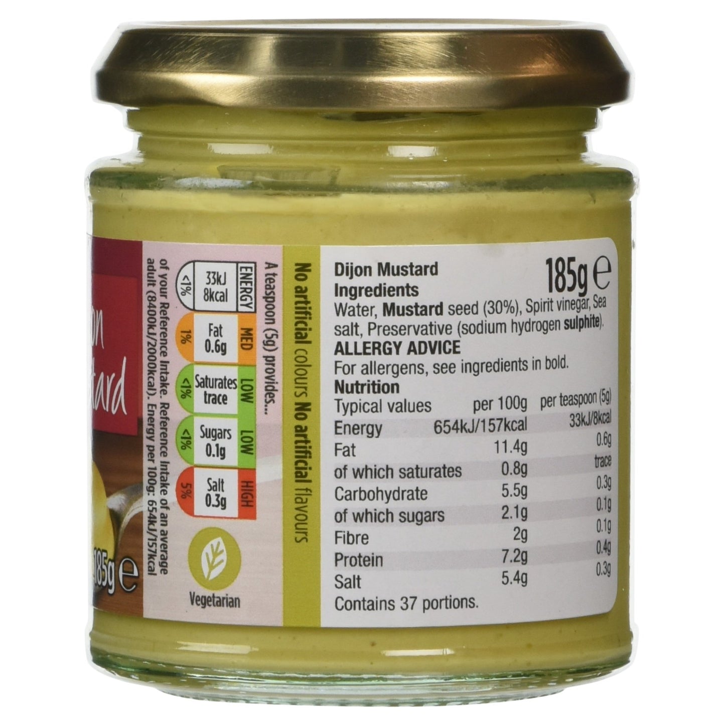 Morrisons Dijon Mustard, 185g