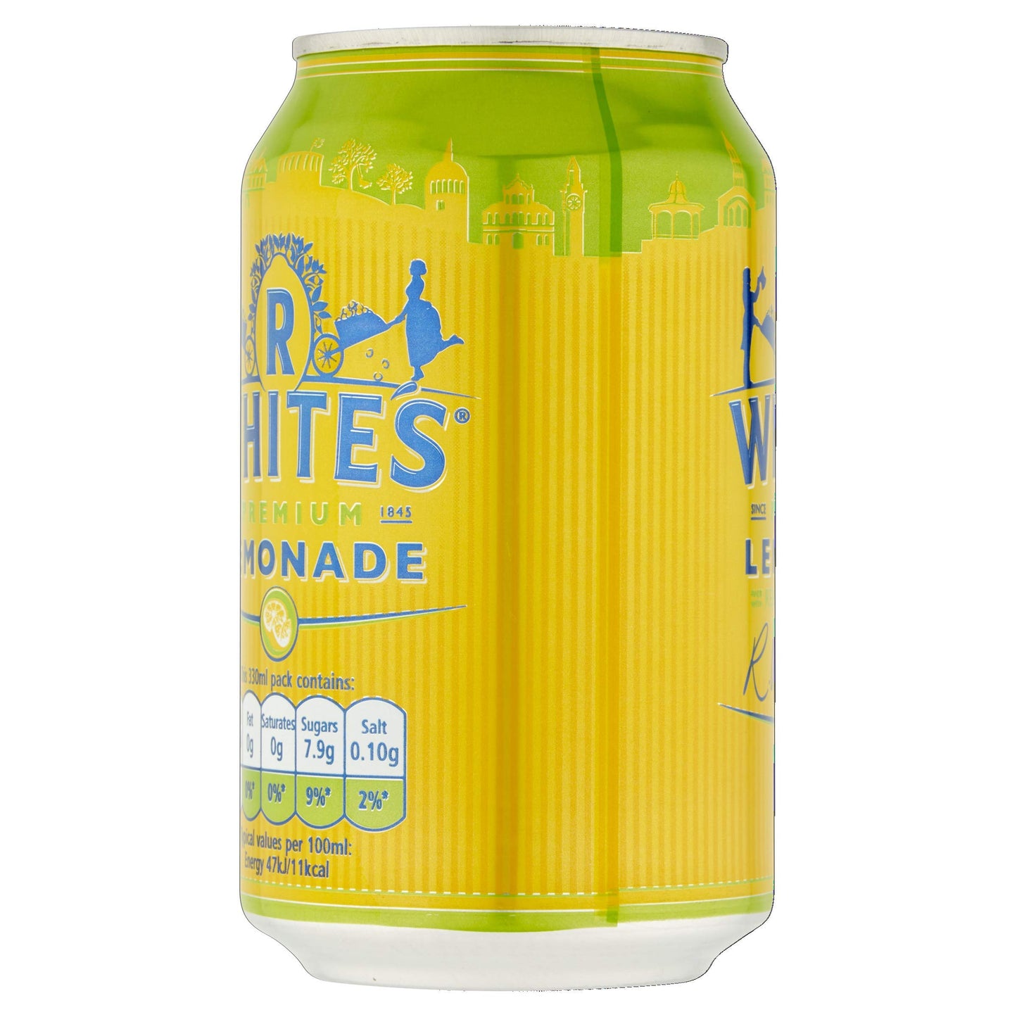 R Whites Premium Lemonade, 24 x 330 ml Cans