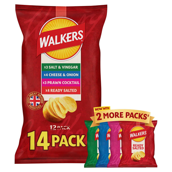 Walkers Classic Variety Multipack Crisps 14x25g