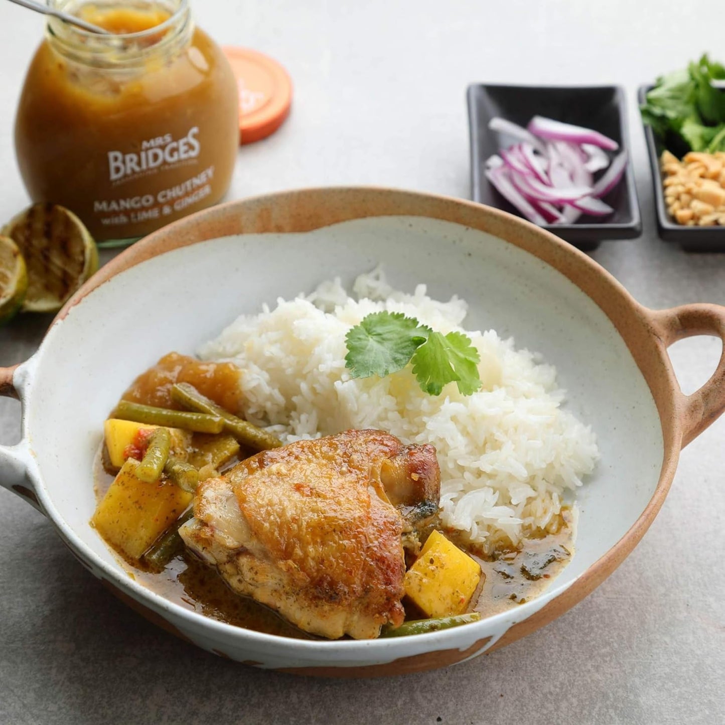 Mrs Bridges Mango Chutney with Lime and Ginger