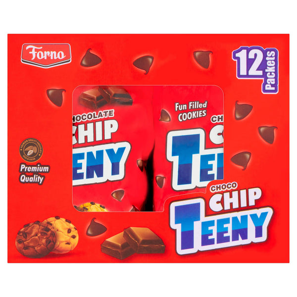 Forno Mini Choco Chip Teeny Cookies 12 Mini Bags (216g)