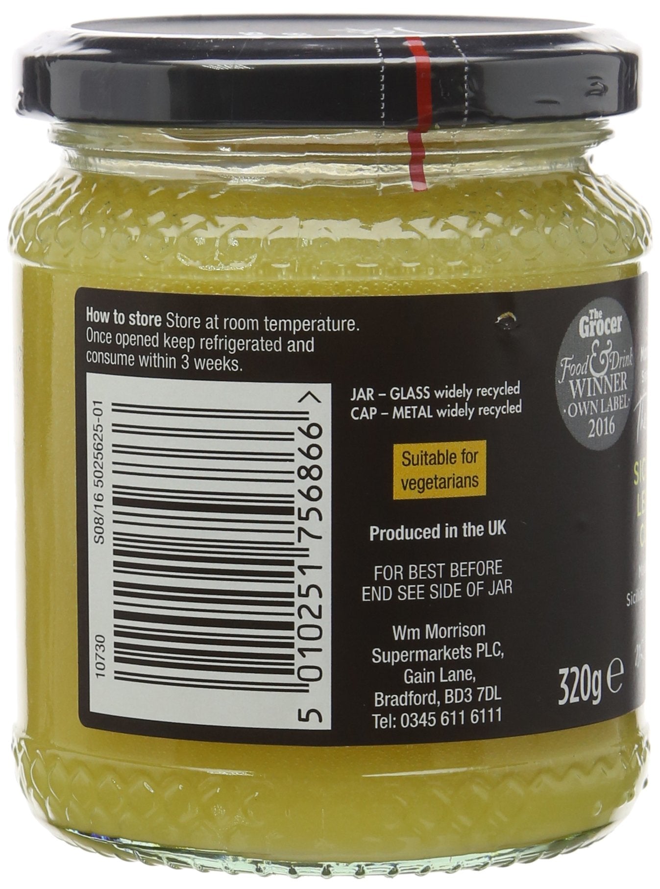 Morrisons The Best Lemon Curd 320g