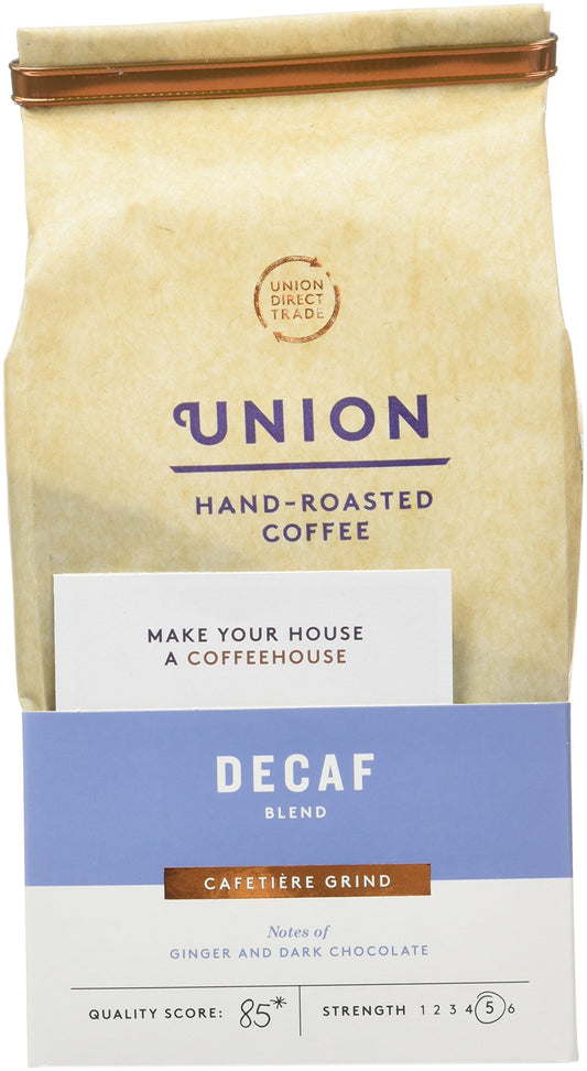 Union Hand Roasted Decaf Blend Ground Coffee 200 g