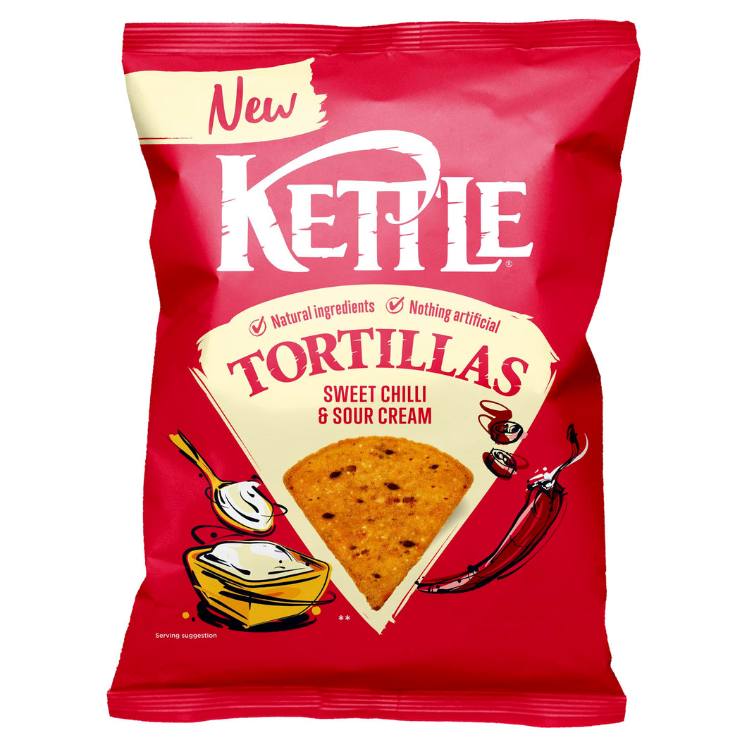 Kettle Tortillas Sweet Chilli & Sour Cream 140g