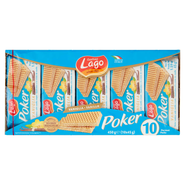 LAKE, Poker, Wafers with Cream and 3 Layers Friable Wafers
