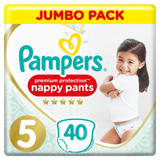 Pampers Size 5 Premium Protection Baby Nappy Pants