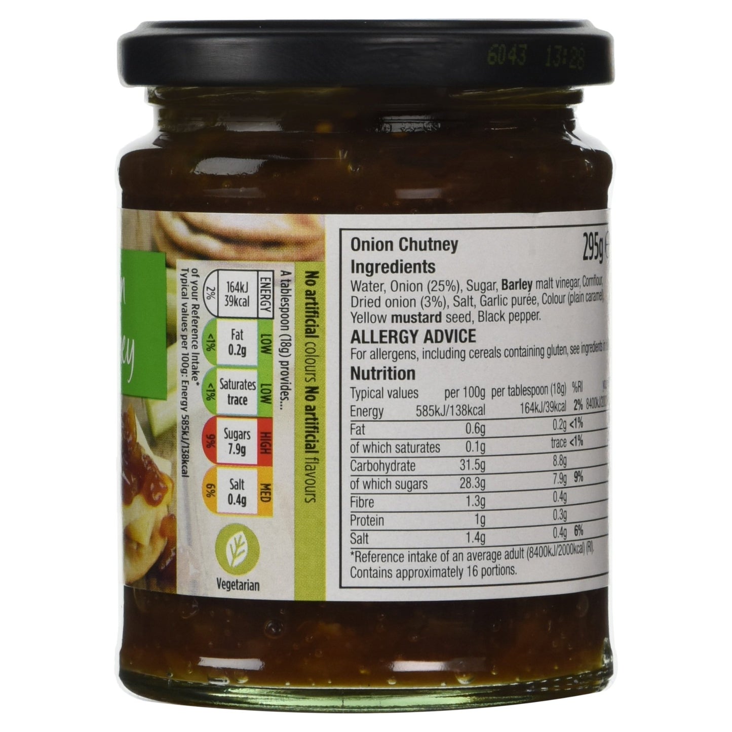 Morrison's Onion Chutney, 295g