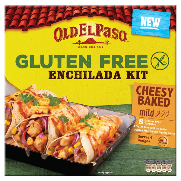 Old El Paso Gluten Free Cheesy Baked Enchilada Kit 518g