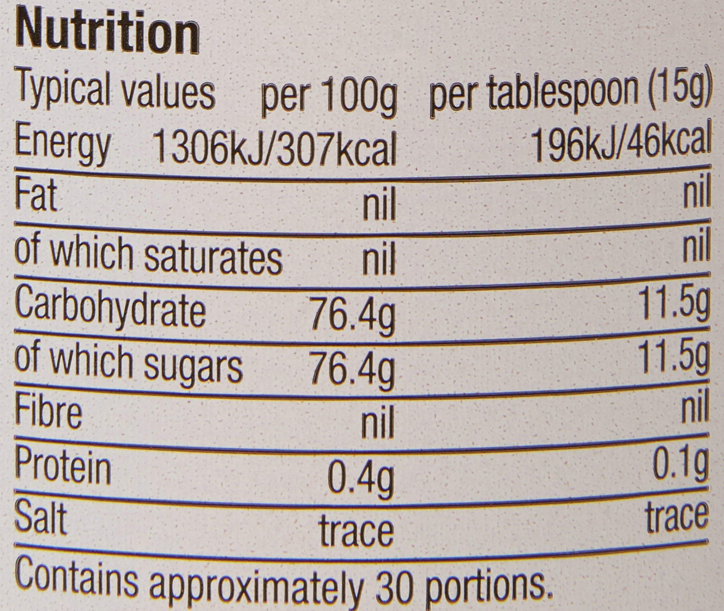 Morrisons Pure Clear Honey 454g (Forced) (Fixed Retail)