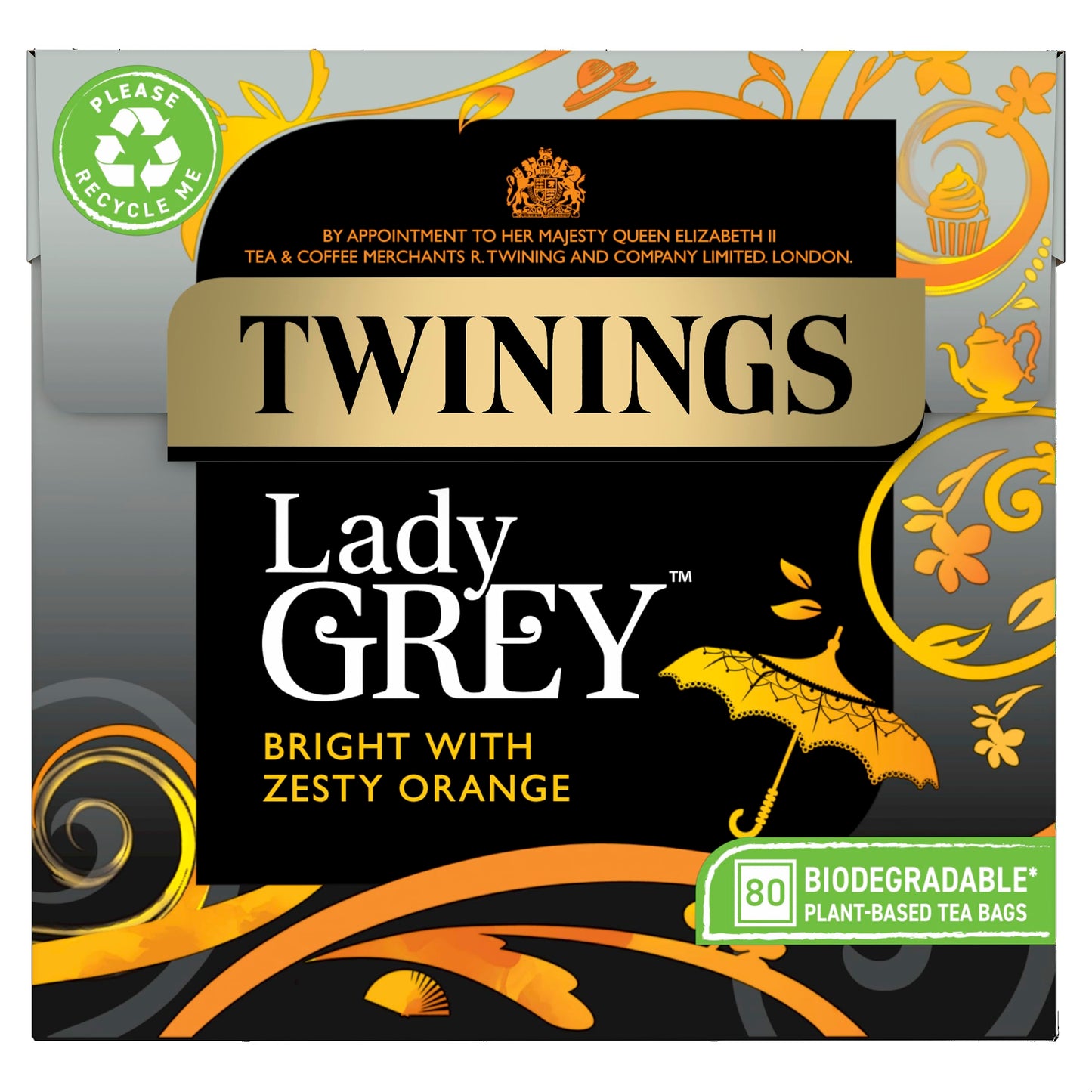 Twinings Lady Grey Bright with Zesty Orange 200g