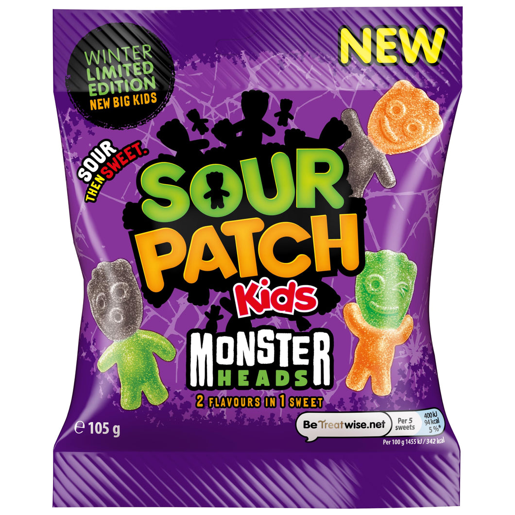 Sour Patch Kids Monster Heads Candy 105g