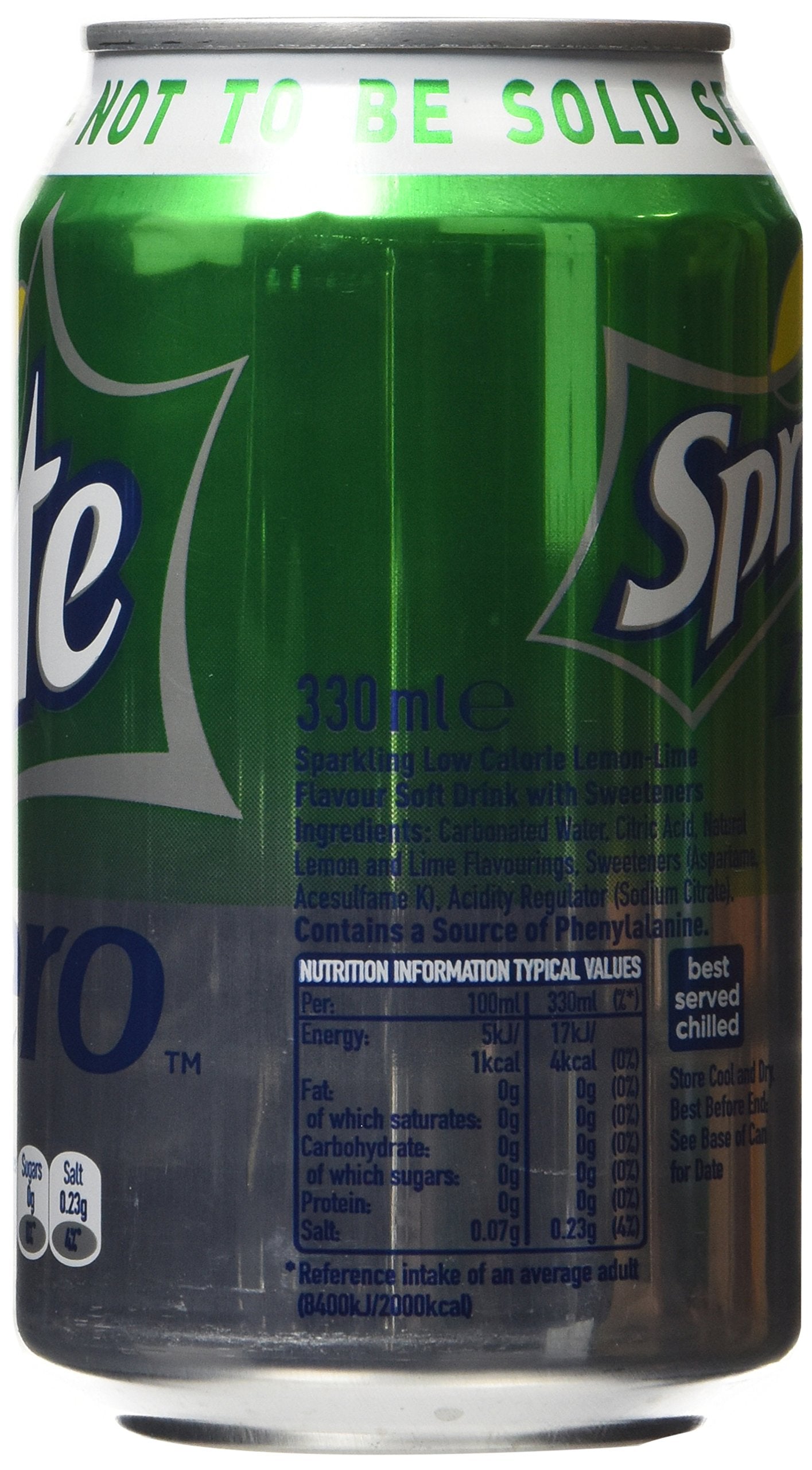 Sprite Zero Can 330 ml
