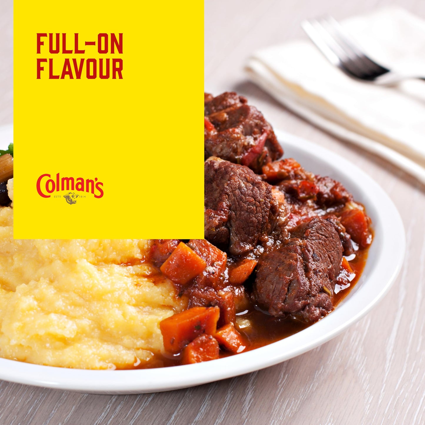 Colman's Classic Comforts Beef Casserole Meal Maker perfect with creamy mashed potato quick to prepare casserole mix 40 g