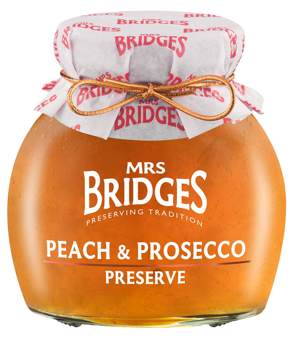Mrs Bridges Peach & Prosecco Preserve, 340g