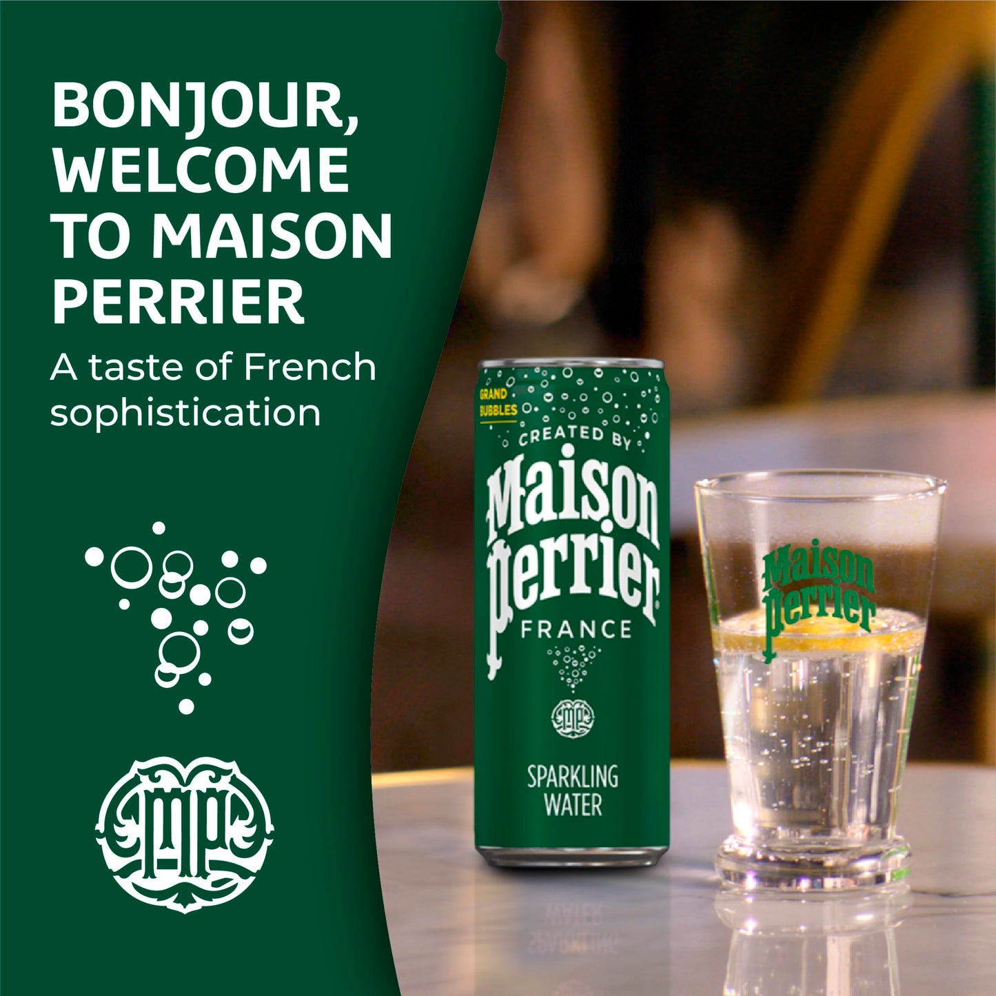 Maison Perrier Sparkling Water Cans Case Pack