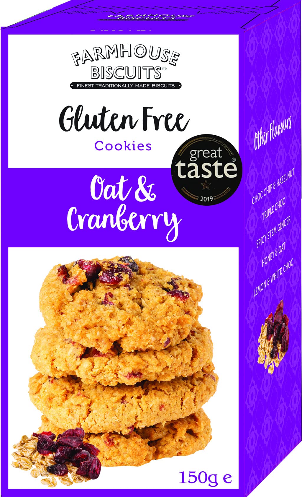 Gluten Free Oat & Cranberry 2.2kg, 12 Count