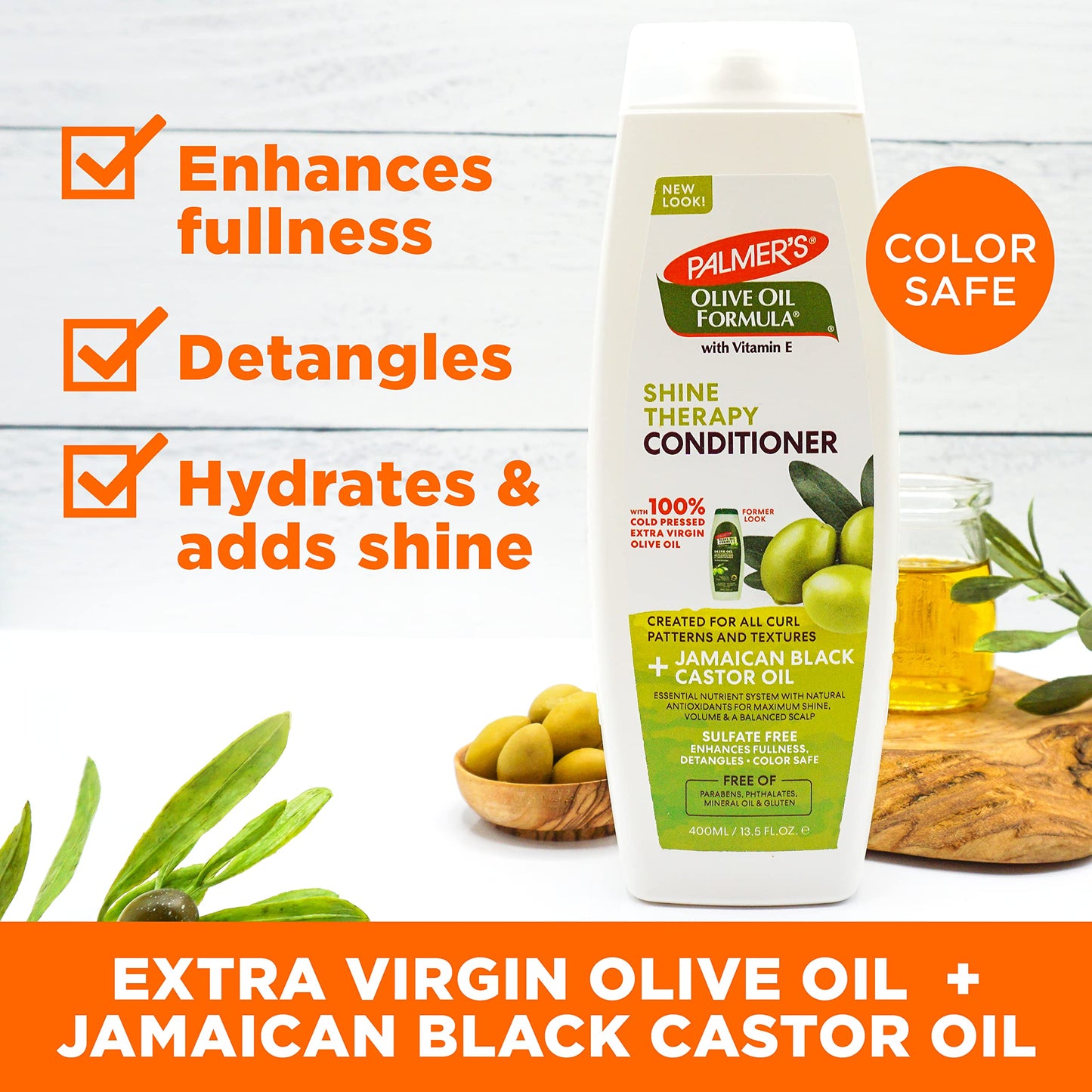 Palmer's Olive Oil Formula Shine Therapy Conditioner, 400ml