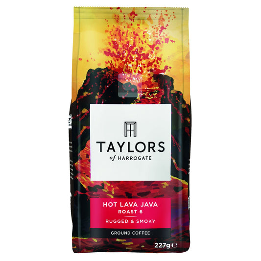 Taylors of Harrogate Hot Lava Java Ground Coffee, 227g
