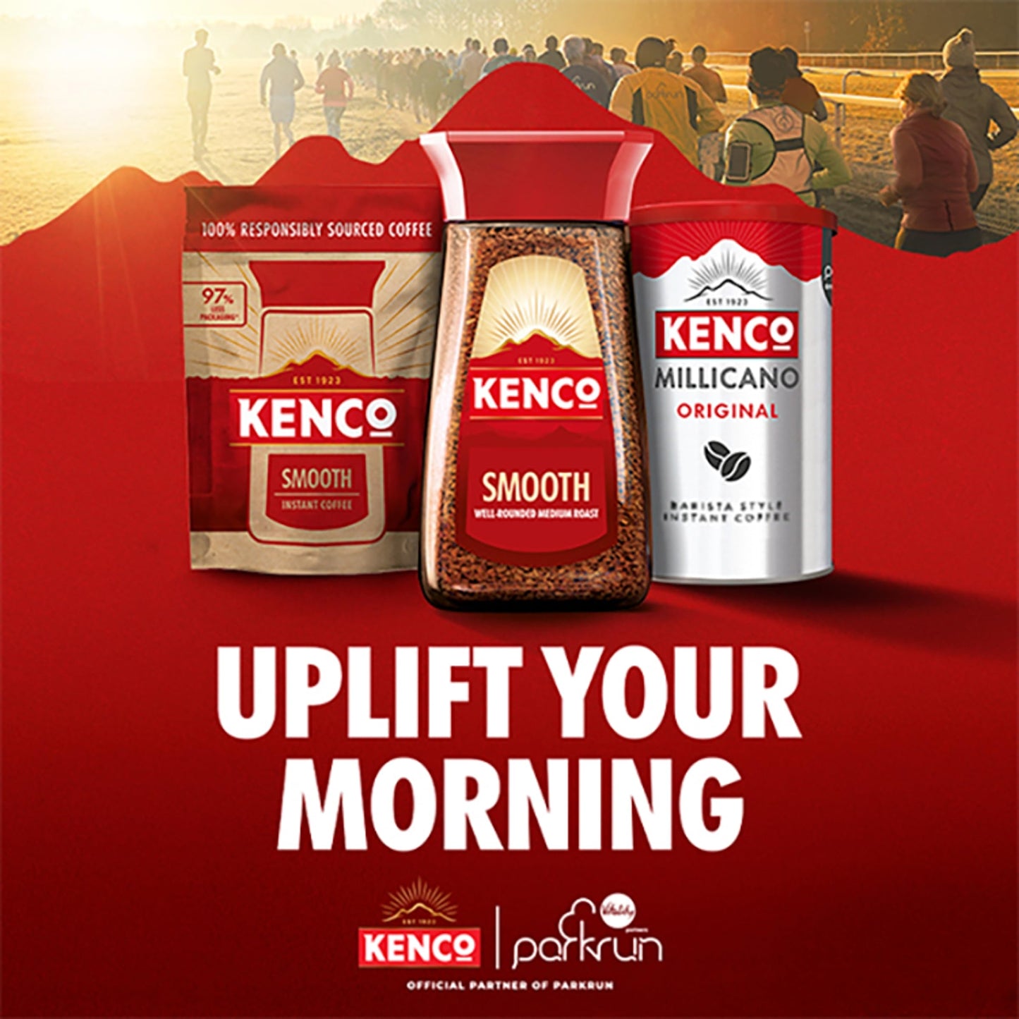 Kenco Chocolate Hazelnut Latte Instant Coffee Sachets 8x16.8g (Pack of 5, Total 40 Drinks)