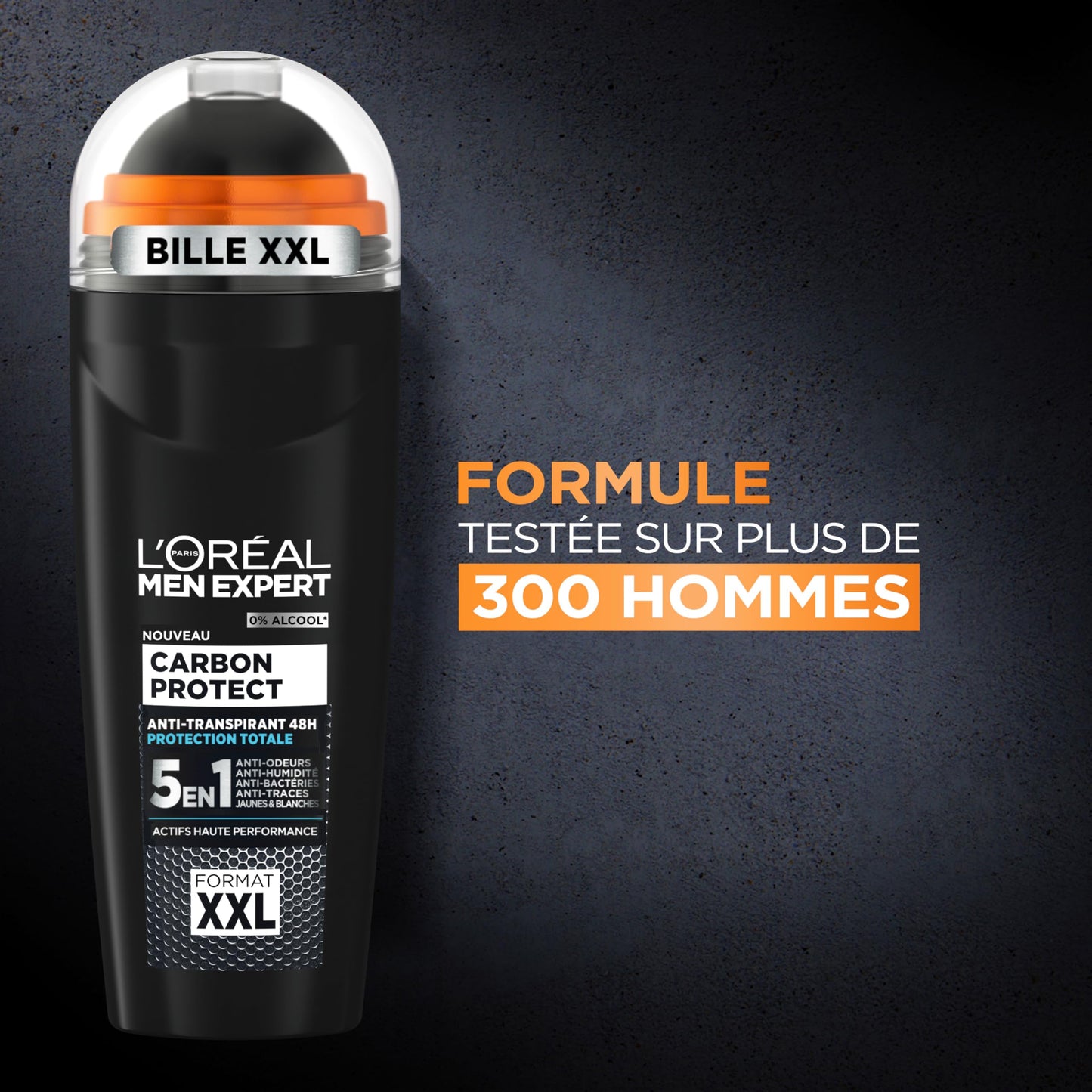 L'Oréal Men Expert Carbon Protect 48H Roll On Anti-Perspirant Deodorant Large XXXL 100ml
