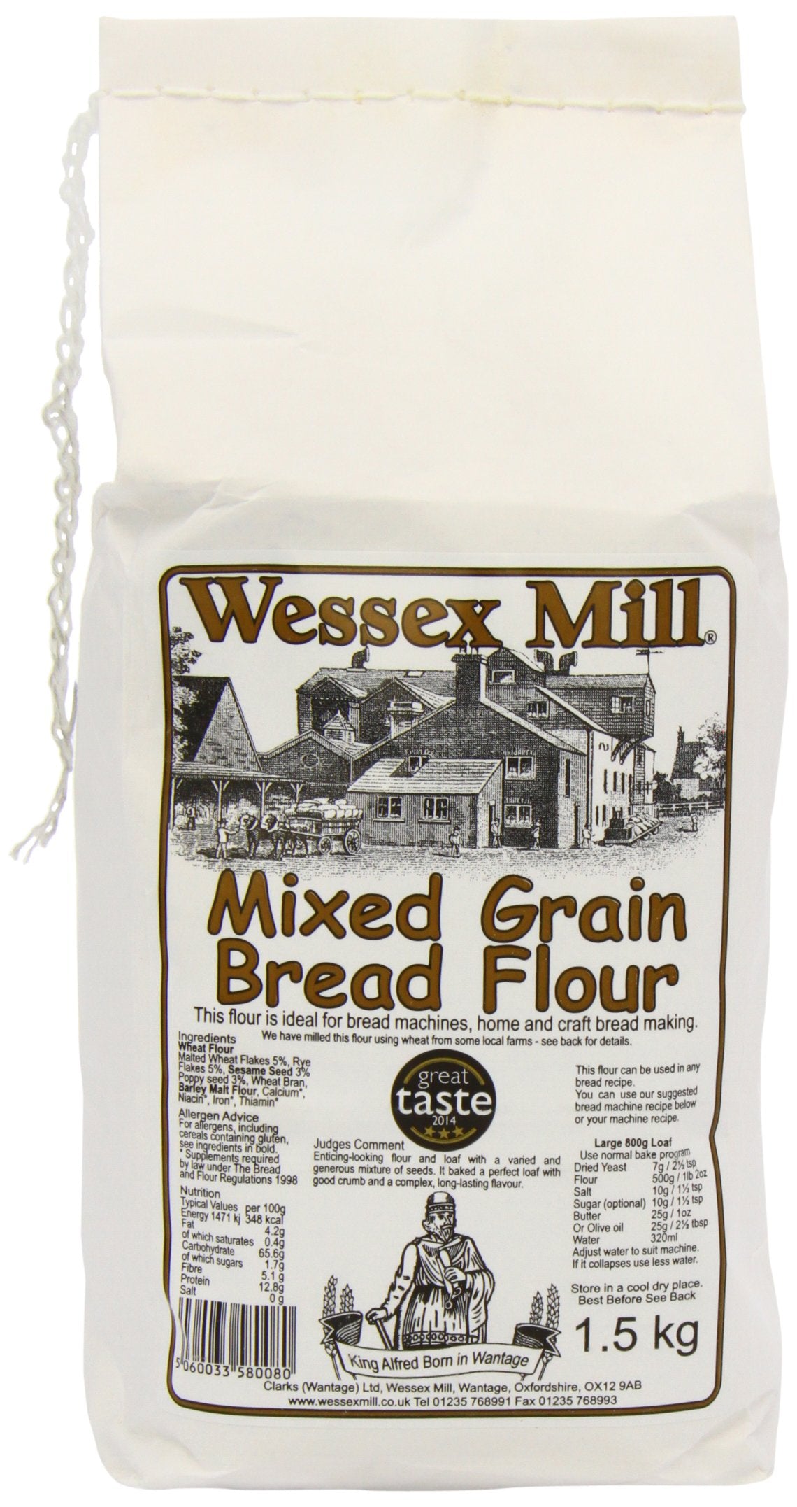 Wessex Mill 1.5kg Mixed Grain Bread Flour