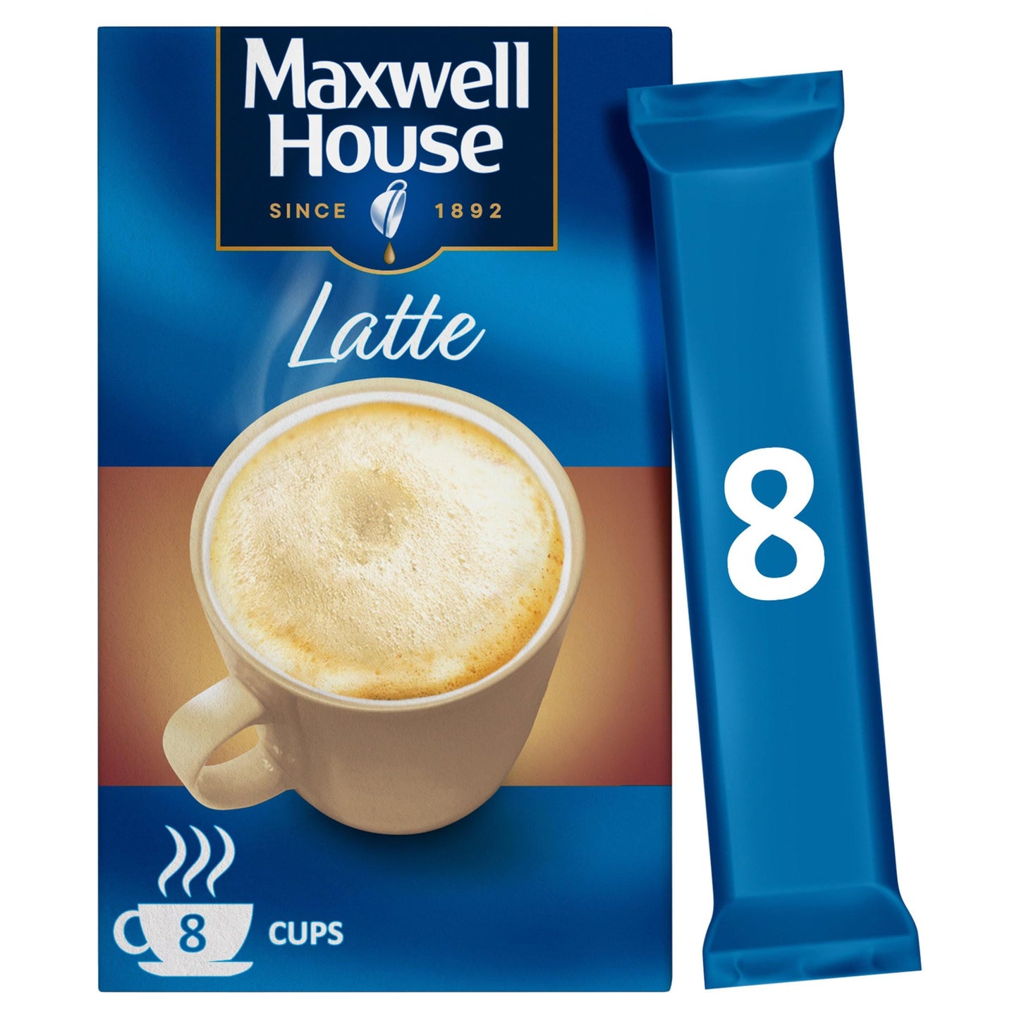 Maxwell House Latte 8 x 12g (96g)