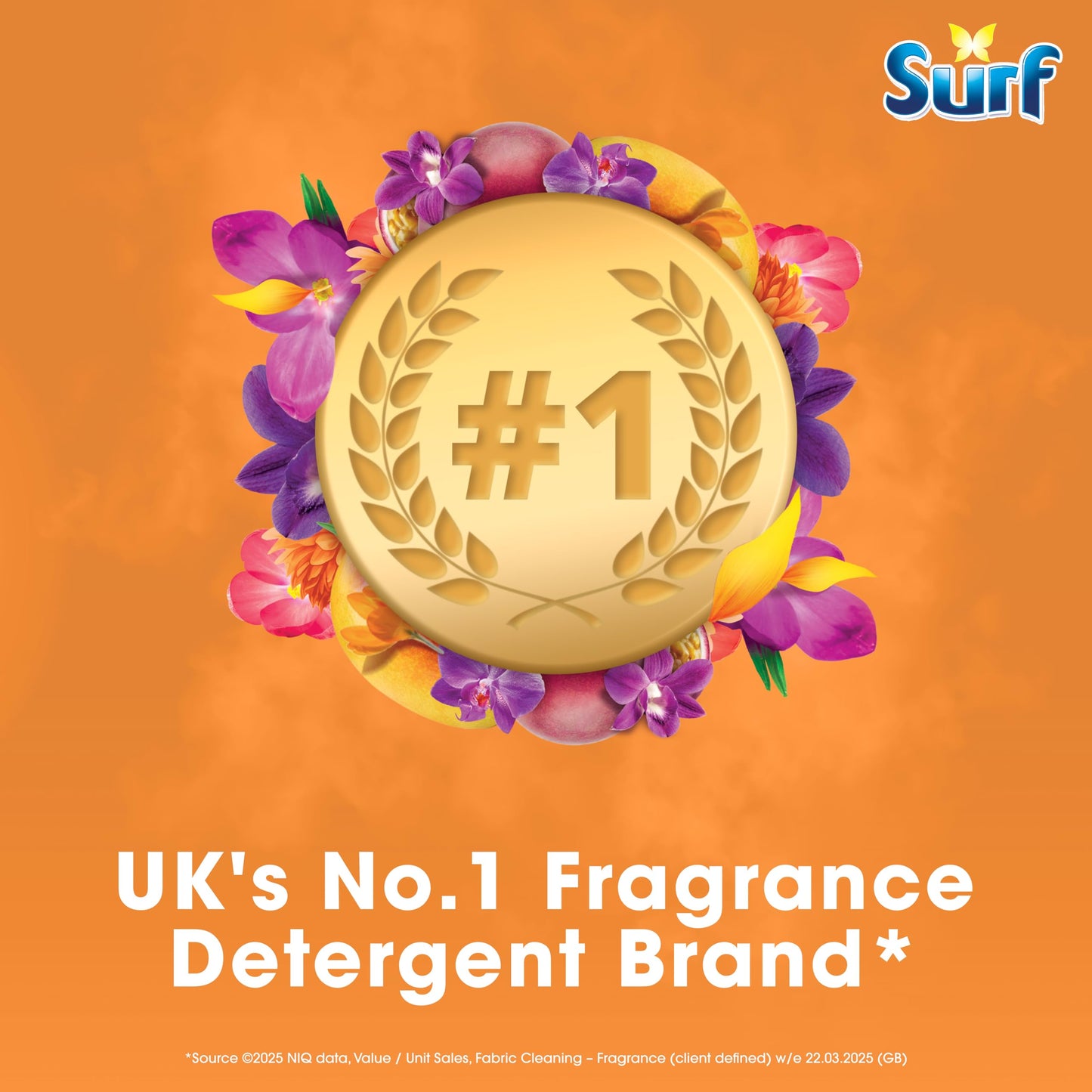 Surf 3 in 1 Passion Bloom Laundry Washing Detergent Capsules joy-infused fragrance with natural essential oil lasting up to 12 hours in wear for brilliantly clean results 51 washes