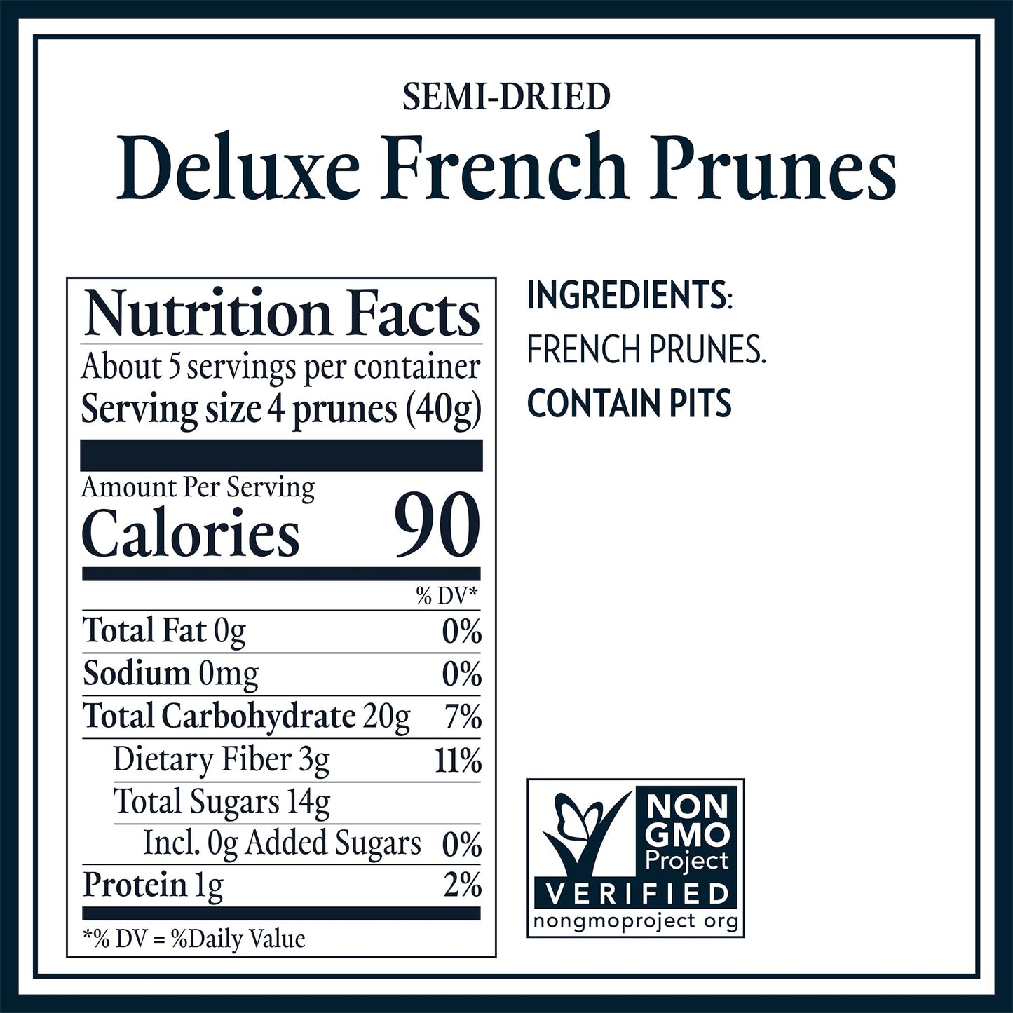 Pitted Giant Prunes - 200g