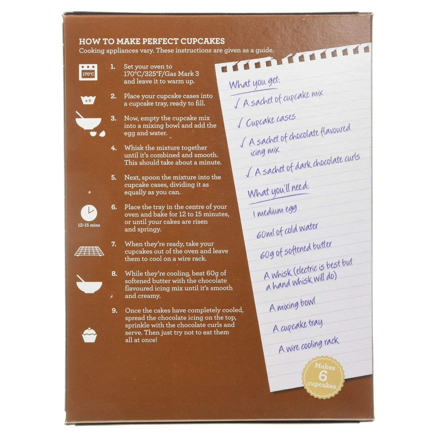 Morrisons Double Chocolate Cupcake Kit 302g