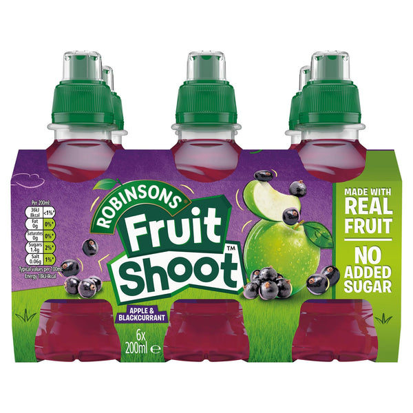 Fruit Shoot Apple & Blackcurrant Kids Juice Drink 6 x 200ml