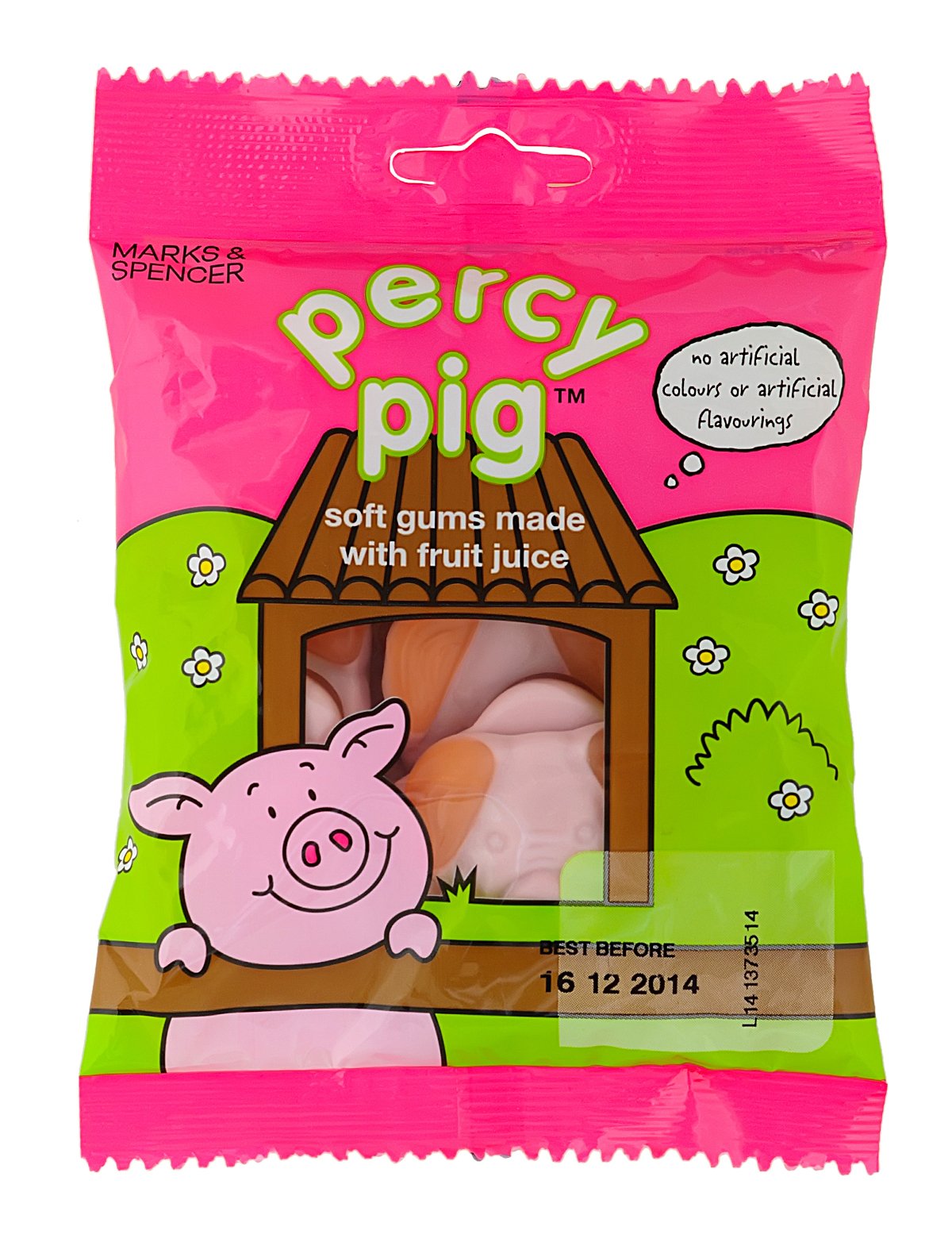 Marks & Spencer Percy Pig Soft Gums, 100g