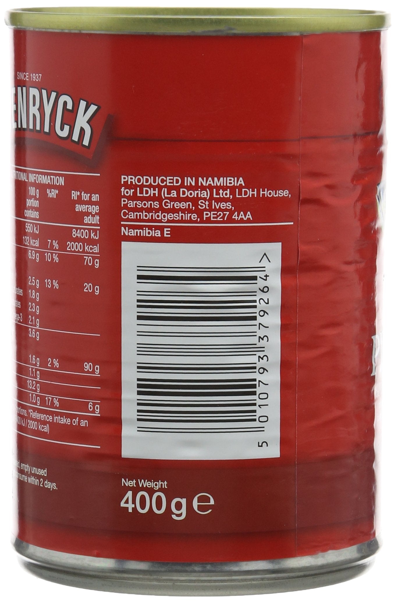 Glenryck Pilchard in Tomato Sauce 400 g Parent