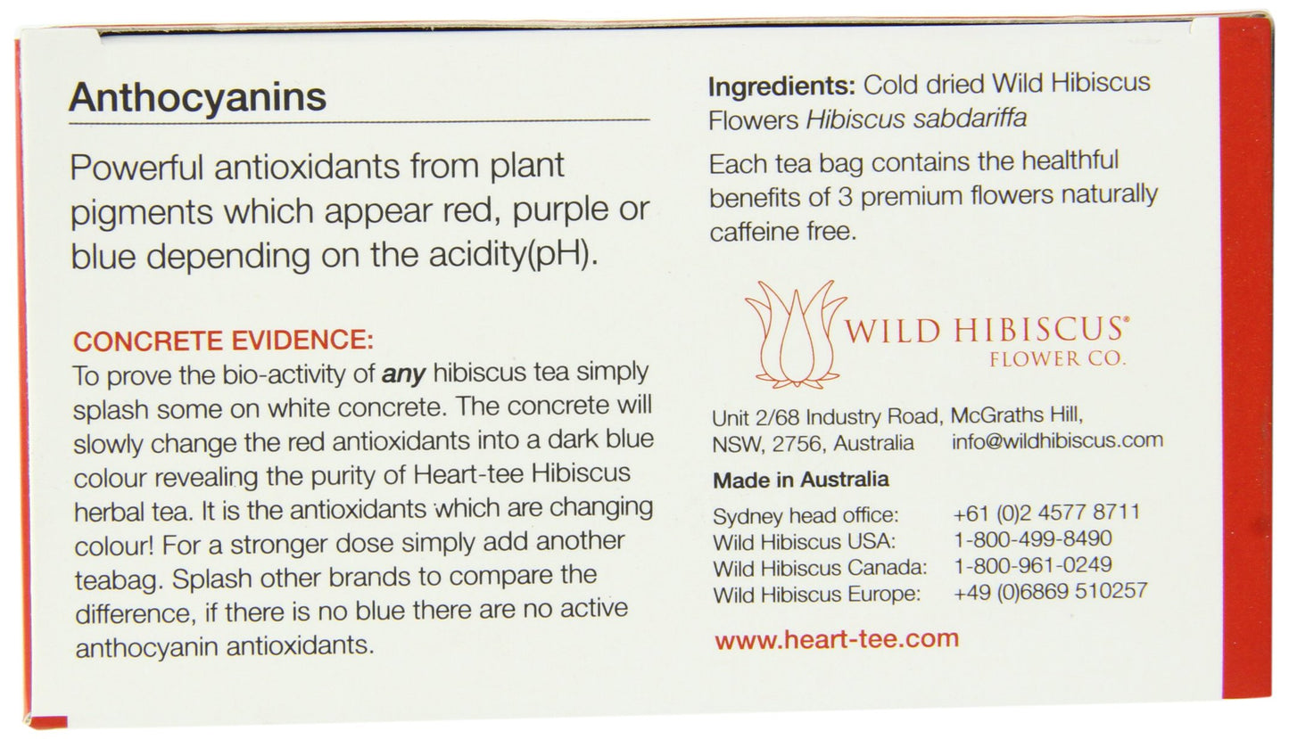 Wild Hibiscus 100 Percent Pure Hibiscus Herbal Tea 40 g