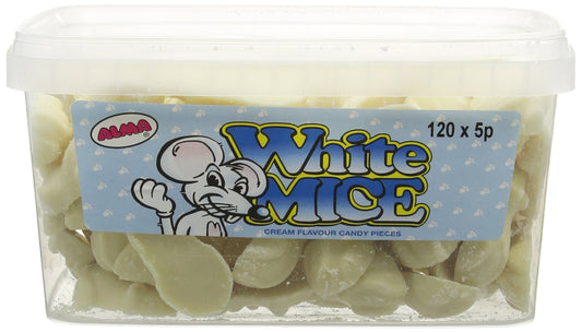 Alma White Mice (Pack of 120)