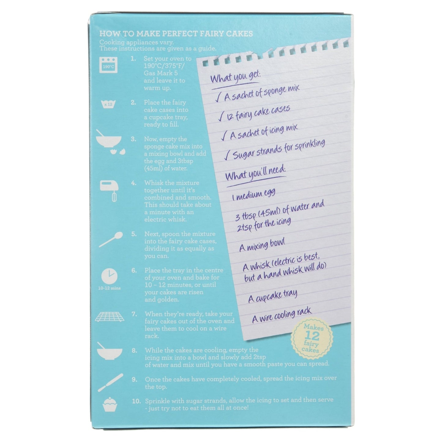 Morrisons Fairy Cake Kit, 230g