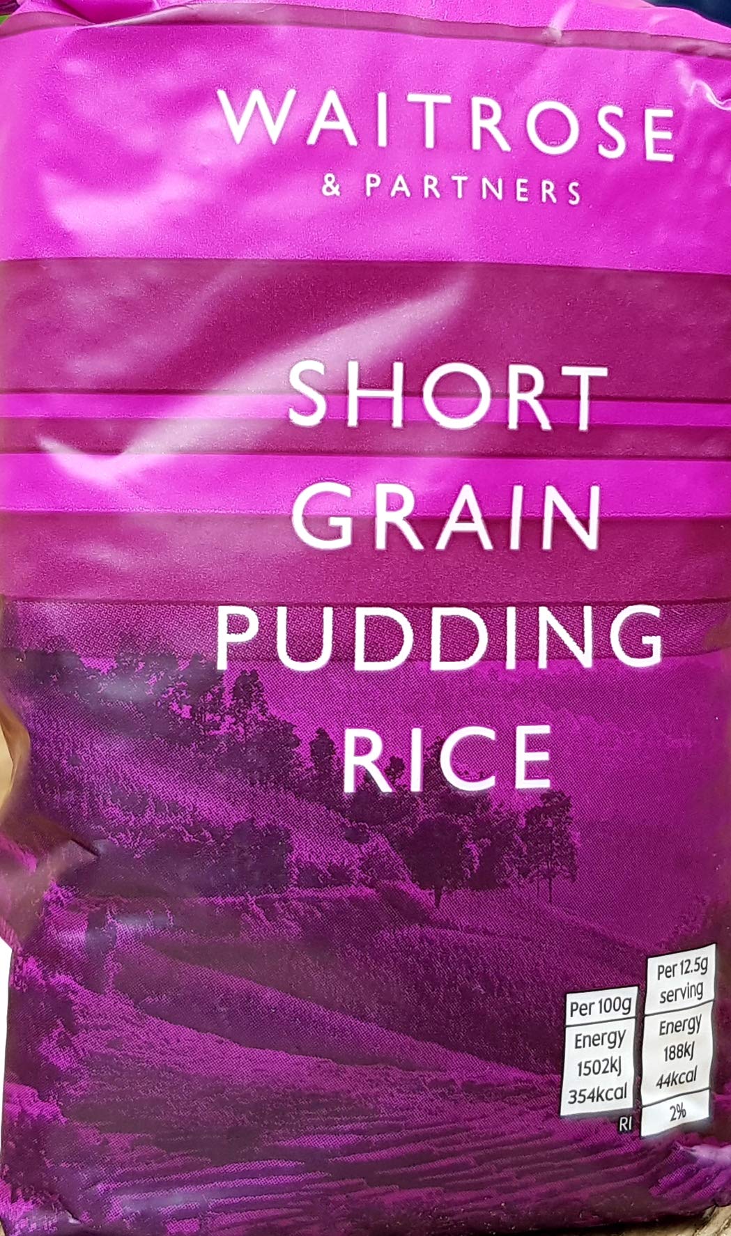 Waitrose Short Grain Pudding Rice (500g)